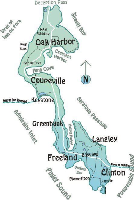 Whidbey Island Maps - View Online or Print Via PDF