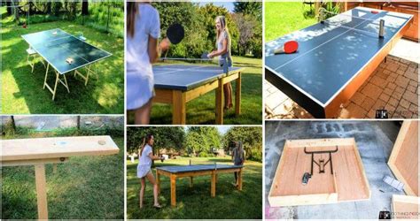 15 Homemade DIY Ping Pong Table Ideas