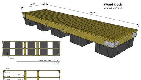 How to build a floating boat dock out of wood ~ Go boating