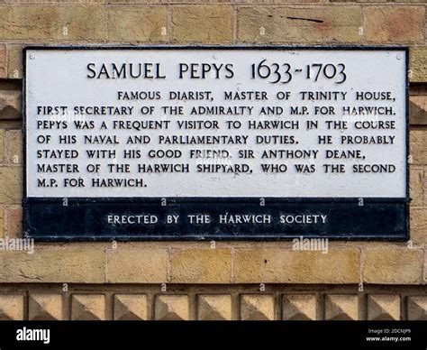 Harwich samuel pepys hi-res stock photography and images - Alamy