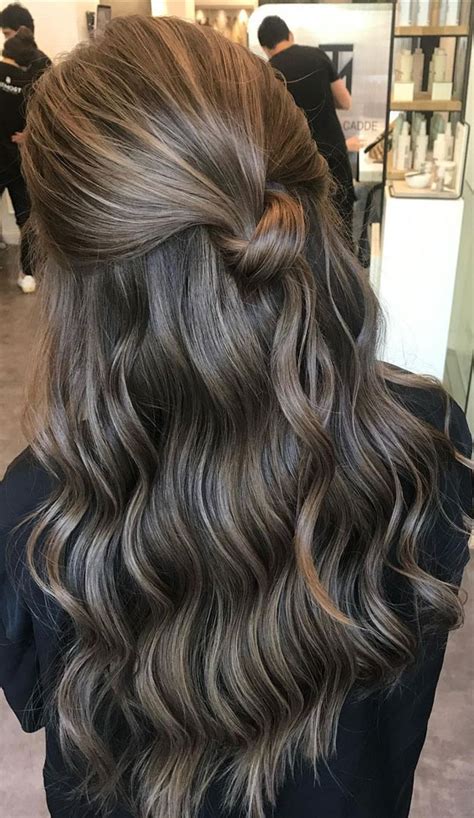 Trendy Brown Hair Colour Ideas for 2021 : Coffee hair color with waves