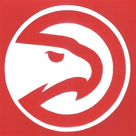 Atlanta Hawks logo paper cutout by say-andy on DeviantArt