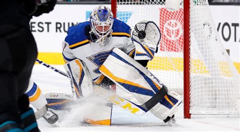 Blues sign goaltender Joel Hofer to two-year $1.55M contract extension ...