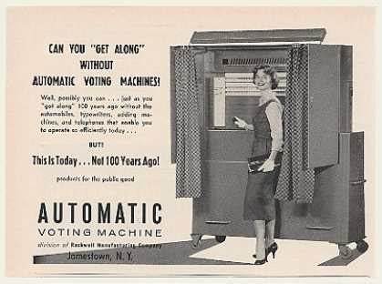 First Electronic Voting Machine Used in Which State