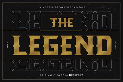 The Legend - Font Kong