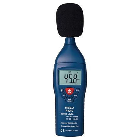 REED INSTRUMENTS, 30 dB, Included, Sound Level Meter - 817GY3|R8050-NIST - Grainger