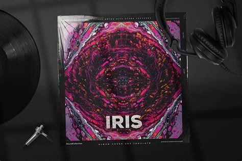 Iris Music Cover Artwork - Photoshop PSD