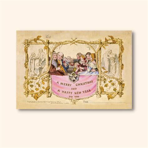 History's First Christmas Card (Set of 5)