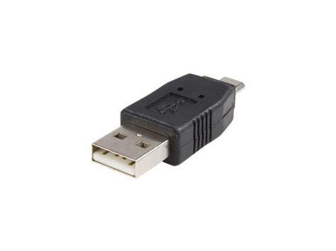 StarTech.com GCUSBAMBM USB A to Micro USB B Cable Adapter - Male to ...