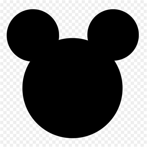 Free Mickey Mouse Silhouette Transparent Background, Download Free Mickey Mouse Silhouette ...