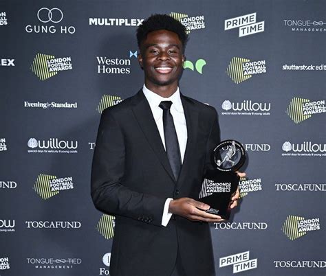 Bukayo Saka wins award for his off-field work