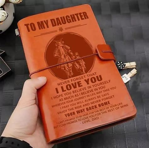 Pin by Rozalia on Quotes | Vintage journal, To my daughter, Leather ...