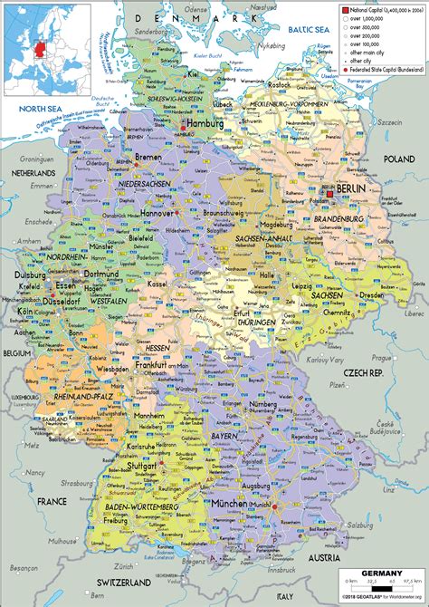 Where Can I Find A Map Of Germany - Dorise Josephine