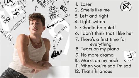 Charlie Puth - CHARLIE album tracklist - YouTube