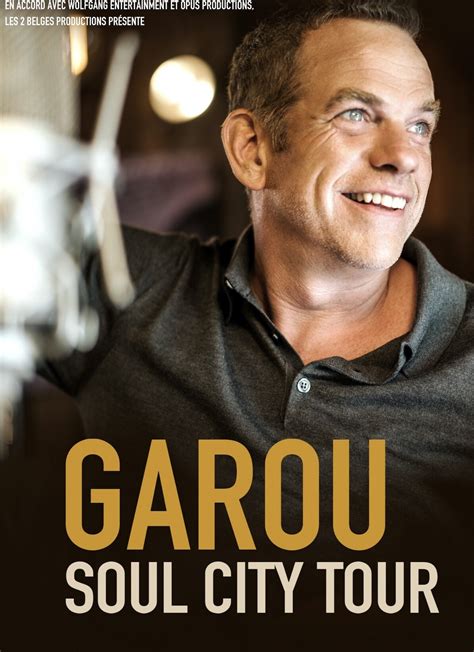 GAROU SOUL CITY TOUR | Musique - Chanson | 9 février 2021 à Genève