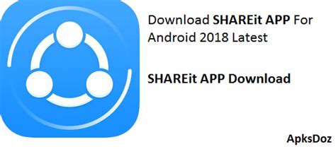 SHAREit APP Free Download For Android New Version 2018 | SHAREit