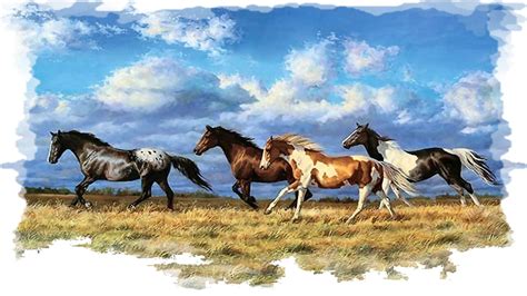 Horse Painting Wallpapers | Wild horses running, Horses, Horse wallpaper
