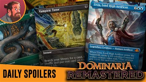 Dominaria Remastered MTG Spoiler Tier List: $$$ Tutors, Urza, Yawgmoth and More! - YouTube