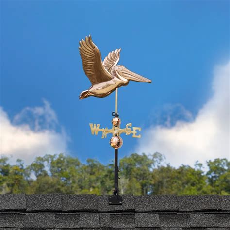 Good Directions Copper Pelican Weathervane - 17-in x 35-in - Easy-to ...