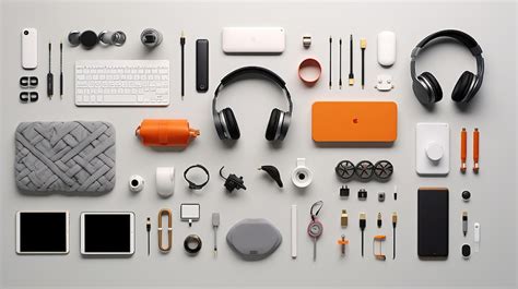 Premium Photo | Tech gadgets and devices arranged in an organized ...