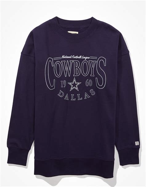 Tailgate Women's Dallas Cowboys Oversized Fleece Sweatshirt