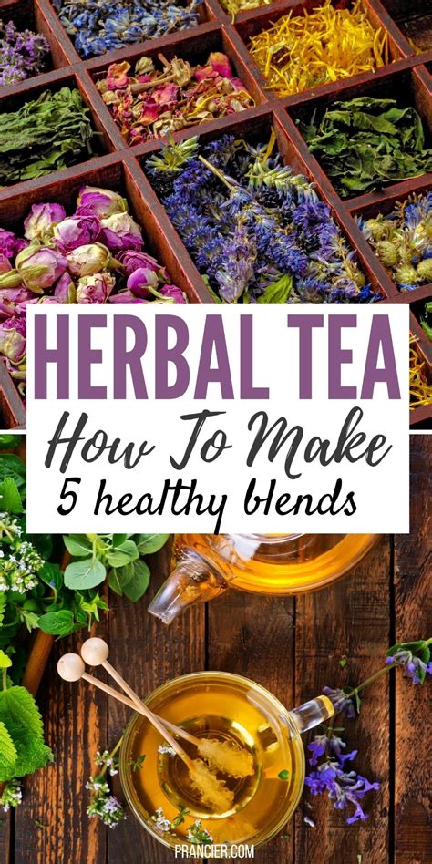 5 DIY Herbal Tea Blends You Need To Try | PRANCIER | Herbal tea recipes ...