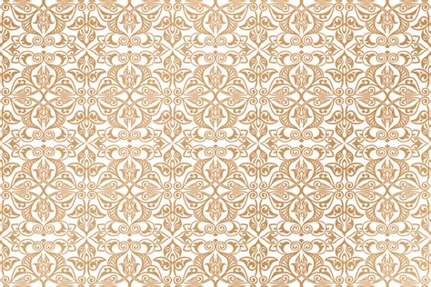 Seamless Damask Wallpaper Gold Patterns Graphic by Djoe N Reiz · Creative Fabrica