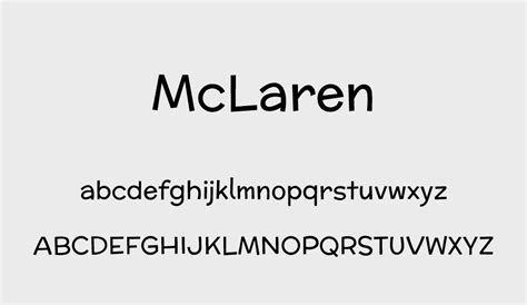 McLaren Font font - Font Tr