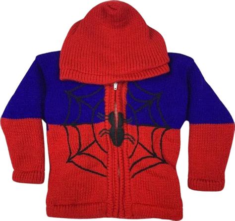 Spider-Man sweater superhero sweater fleeced lined sweater | Etsy