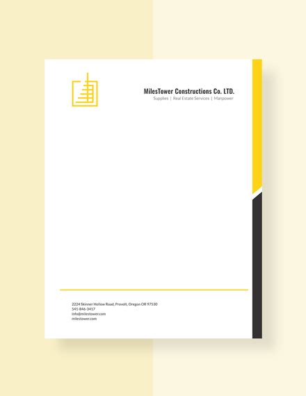 Letterhead - 22+ Examples, Word, PSD, AI, Publisher, Pages, design, How To Create, PDF