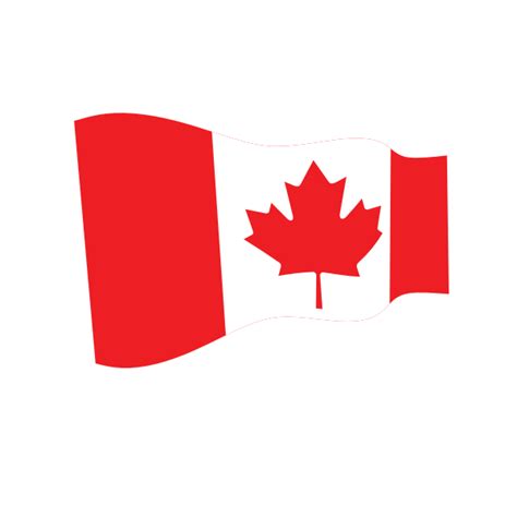 Waving Canadian flag | Free SVG