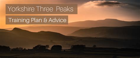 Yorkshire Three Peaks Training Plan. Tips and advice from the experts.