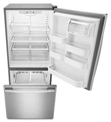 Amana Stainless Steel Bottom-Freezer Refrigerator (18.7 Cu. Ft.) - ABB1924BRM | Leon's