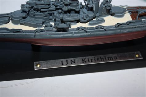 Kirishima Battleship, WW2, full hull model mint boxed 1 to 1250 by Atlas Editions - CN Collectables