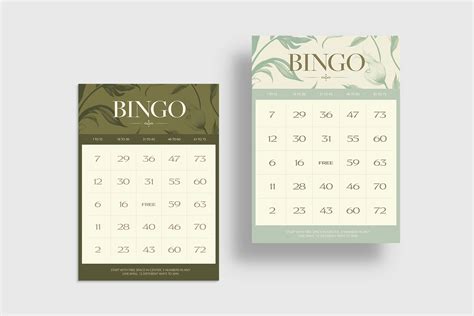 Elegant Bingo Cards Template - BrandPacks