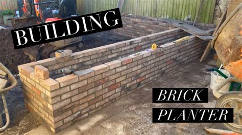 DIY Brick Planter: Step-by-Step Guide to Enhance Your Garden 🌷🧱 - YouTube