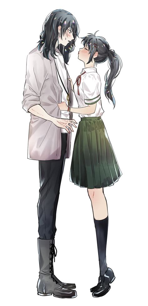 iwato suzume and munakata souta (suzume no tojimari) drawn by awarinko | Danbooru