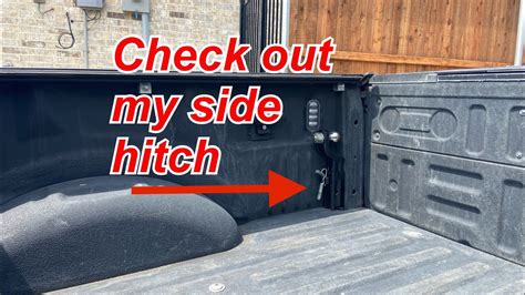 DIY in-bed trailer hitch holder! It'll hold your hitch tight all night so you don't have to ...