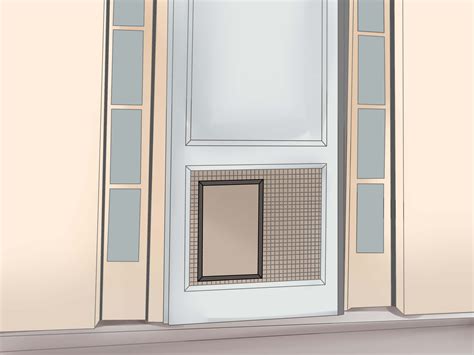 3 Ways to Install a Pet Door or Dog Door - wikiHow