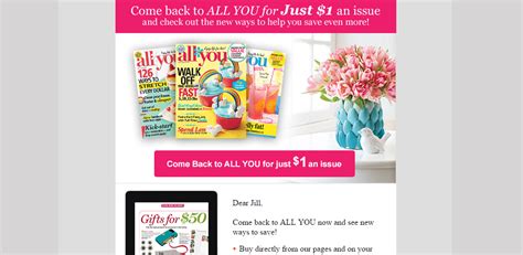 All You Magazine to cease publication... but still solicits new subscriptions - Jill Cataldo