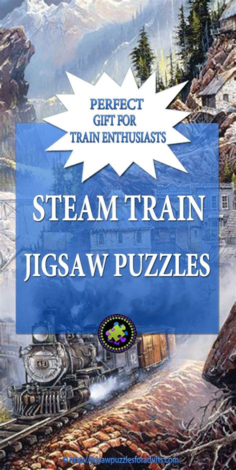 Vintage Steam Train Jigsaw Puzzles