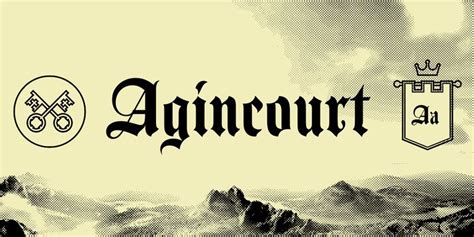 Agincourt font | free download for WEB