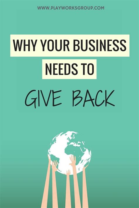 Give Back Events & Corporate Social Responsibility - Why your company needs to give ...