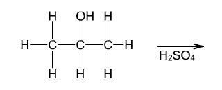 Solved The image shows the dehydration of 2-propanol in | Chegg.com