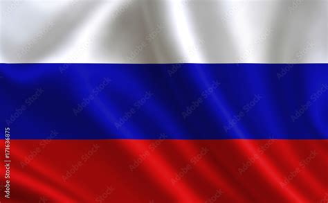 Russian flag. Russia flag. Flag of Russia. Russia flag illustration ...