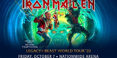 Iron Maiden – Legacy of the Beast World Tour 2022 | ColumbusMakesArt ...