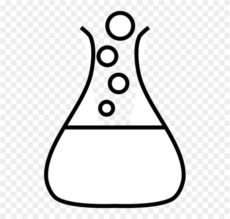 Science Beaker Clipart No Background - Science Black And White - Free Transparent PNG Clipart ...