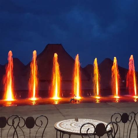 Artwatershow Outdoor Decorative Large Water Fountain Long Useful Stainless Music Dancing ...