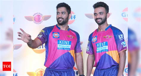 IPL: Rising Pune Supergiants unveil jersey | undefined News - Times of India