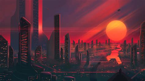 Sci Fi City Wallpaper